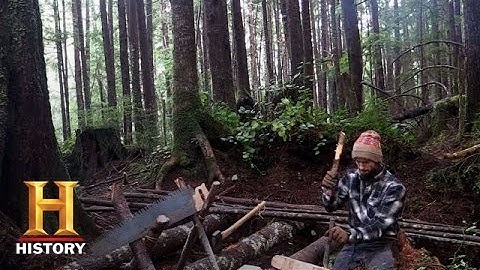 Alone: Lucas Builds a Canoe (Season 1, Episode 5) | History