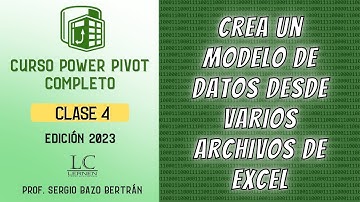 Crea una TABLA DINÁMICA con VARIOS ARCHIVOS DE EXCEL | Curso de POWER PIVOT | Parte 04 #powerpivot