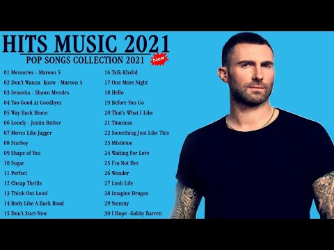 Pop Hits 2021 ✪ Maroon 5, Ed Sheeran, Shawn Mendes, Adele, Taylor Swift, Sam Smith, Dua Lipa