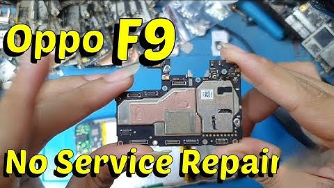 Oppo F9 No Service Repair