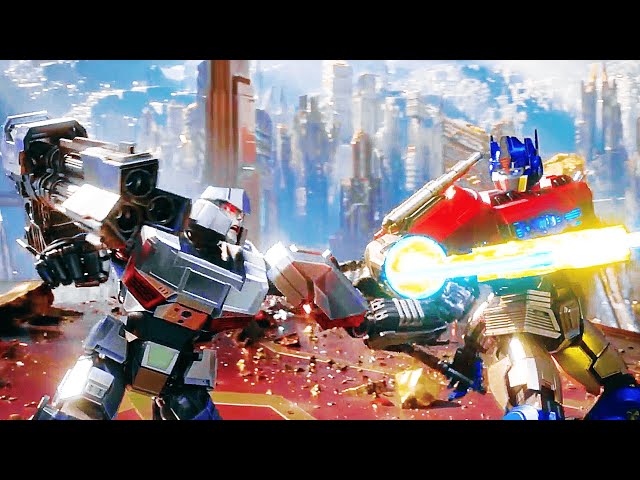 Transformers Prime Megatron Vs Optimus Prime
