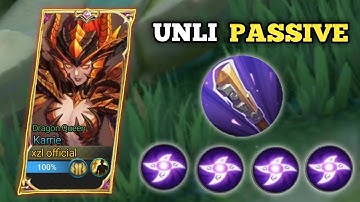 KARRIE UNLI PASSIVE BUILD ( SOLO RANKED GAME)🔥 KARRIE BEST BUILD 2023 | MLBB