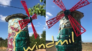 ❣  Making a miniature windmill | reuse ti can and Cardboard ❣ طاحونة هوائية صغيرة