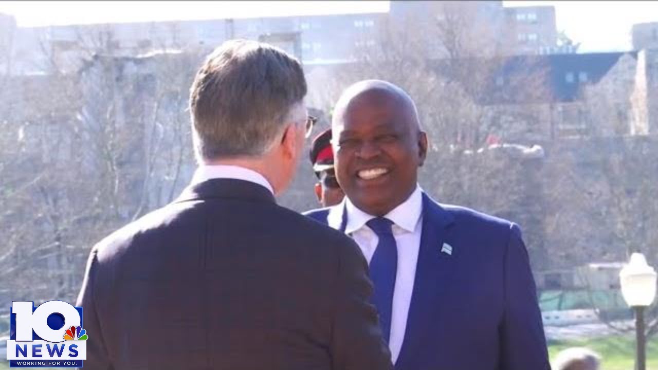 President of Botswana visits Virginia Tech