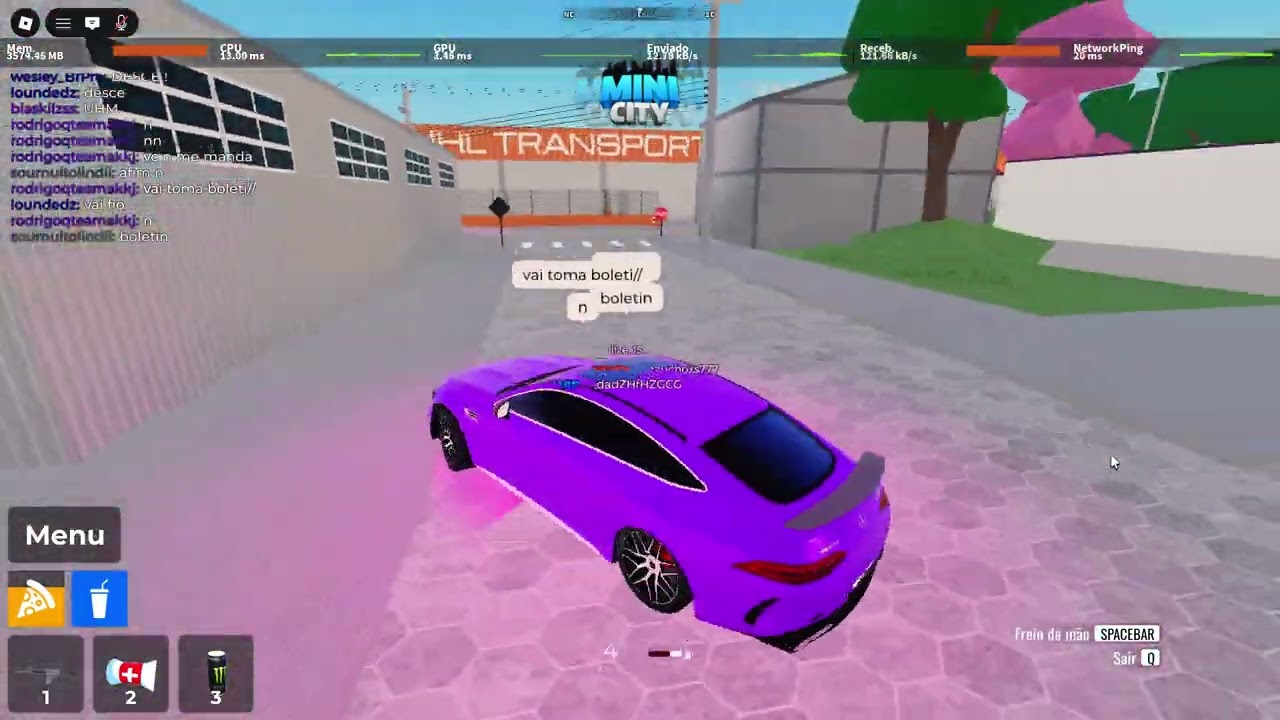 fazendo açoes no mini city