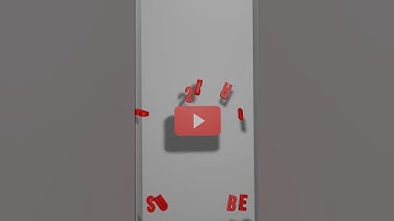 Animated destructive subscribe button#shorts