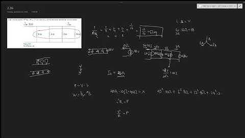 2.26 For the circuit in Fig io=3A. Calculate ix and the total power absorbed by the entire circuit.