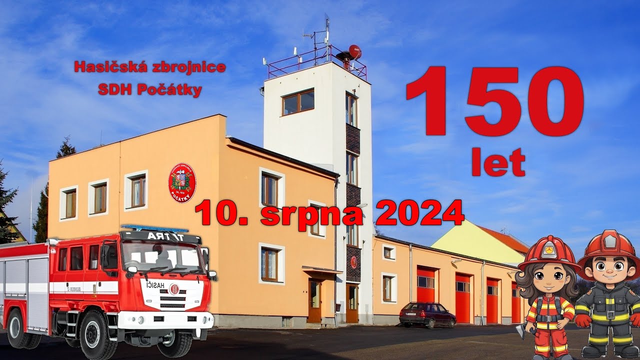 Oslava 150 let SDH v Počátkách.
