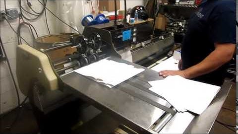 Rosback 201A Book Binding Saddle Stitcher