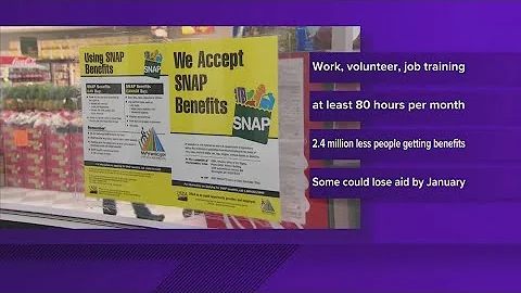 Millions of SNAP recipients may soon have to meet new work requirements to keep their benefits