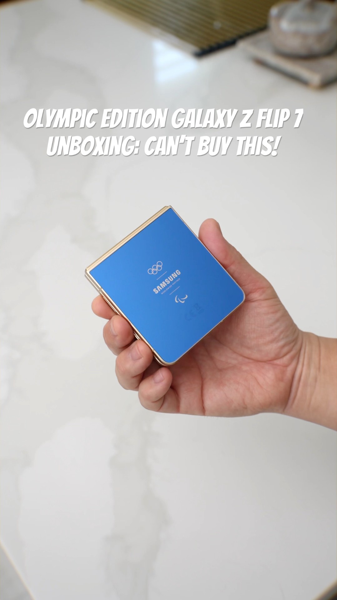 Olympic Edition Samsung Galaxy Z Flip 7 Unboxing: Can't Buy This
