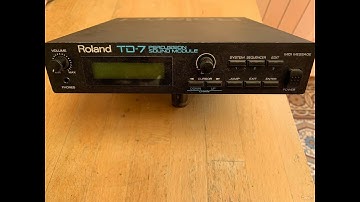 Roland TD7 Drumset Demonstration