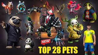 Best Pet Ability Free Fire 2024 | TOP 5 Useful Pet Ability for Cs & BR 🏆