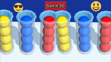 Sort It 3D Gameplay Walkthrough All Levels Android On iOS