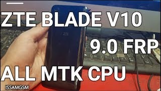 ZTE BLADE V10 Bypass Google account 9.0 Pie ,ZTE BLADE V1000 ALL MTK DEVICES