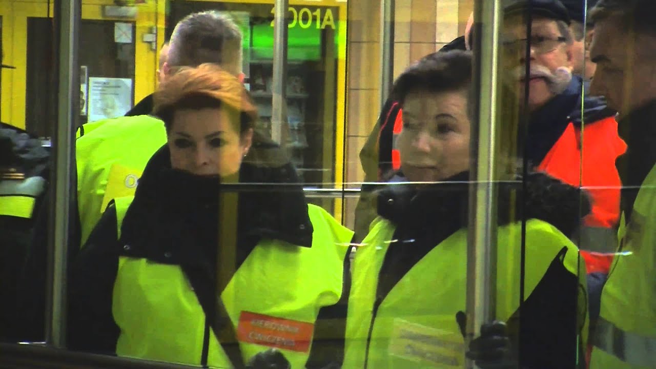 Nocne ćwiczenia w metrze