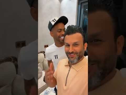 مدرب الديوانية سامر سعيد يستقبل اللاعب الاماراتي محمد سالم الظاهري لينضم للفريق لتمثيله بدوري الكرة