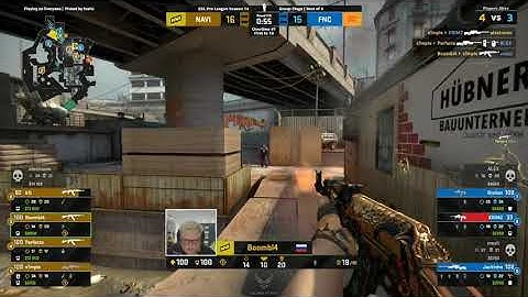 boombl4 big brain | Navi perfect B site execute on overpass