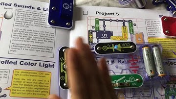 Snap Circuits Jr Select Light Controlled Color Light