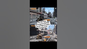The Division Resurgence Mobile Low & High Graphic Comparison #thedivisionresurgence #thedivision