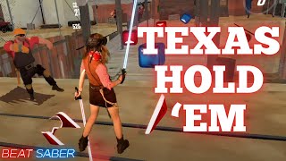 Beyonce - Texas Hold 'Em in Beat Saber | (Expert+) First Attempt | Mixed Reality
