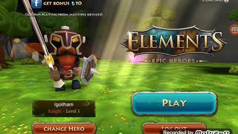 ELEMENTS EPIC HEROES #1