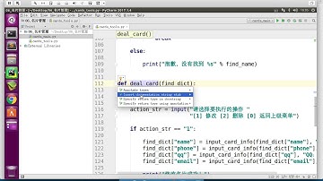 黑马程序员 Python 教程： 224 处理名片 06 增加文档注释、删除TODO标记