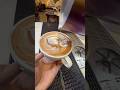 CLASSIC LATTE ART TULIP POUR❤️The secret to clean Tulip stacks#Basic Latte Art Pattern #coffee #art