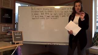 Model & Solve Multi-Step Word Problems Grade 4