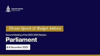 State Opening, Throne Speech &amp; Budget Address Pt 2 | 8 December 2023