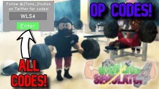 All Working Codes In Weight Lifting Simulator 2019 Roblox - all new crab simulator codes new update roblox