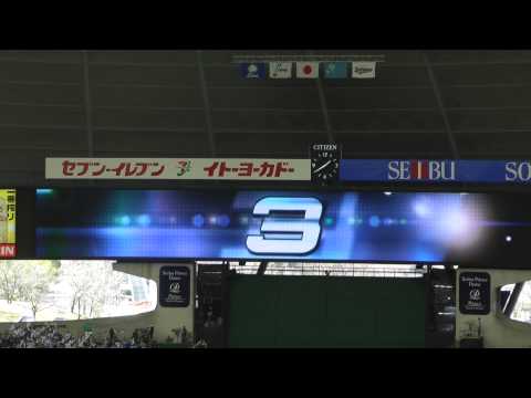 L vs Bs スタメン発表　2015/03/28　西武プリンスドーム