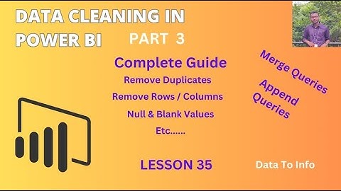 Data Cleaning In Power BI (PART 3) | Merge & Append Query #powerbi #powerquery #datacleaning #merge