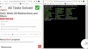 0x02  Shell, I O REDIRECTION  Part 2  All Tasks Solved