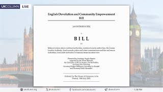 English Devolution And Community Empowerment Bill Uk Column News
