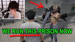 Sykkuno and Claire TAKEOVER the Prison - GTA RP!