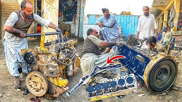 Restoration CAT 966E Wheel Loader Full Engine || Repairing CAT 6 Cylinder Engine