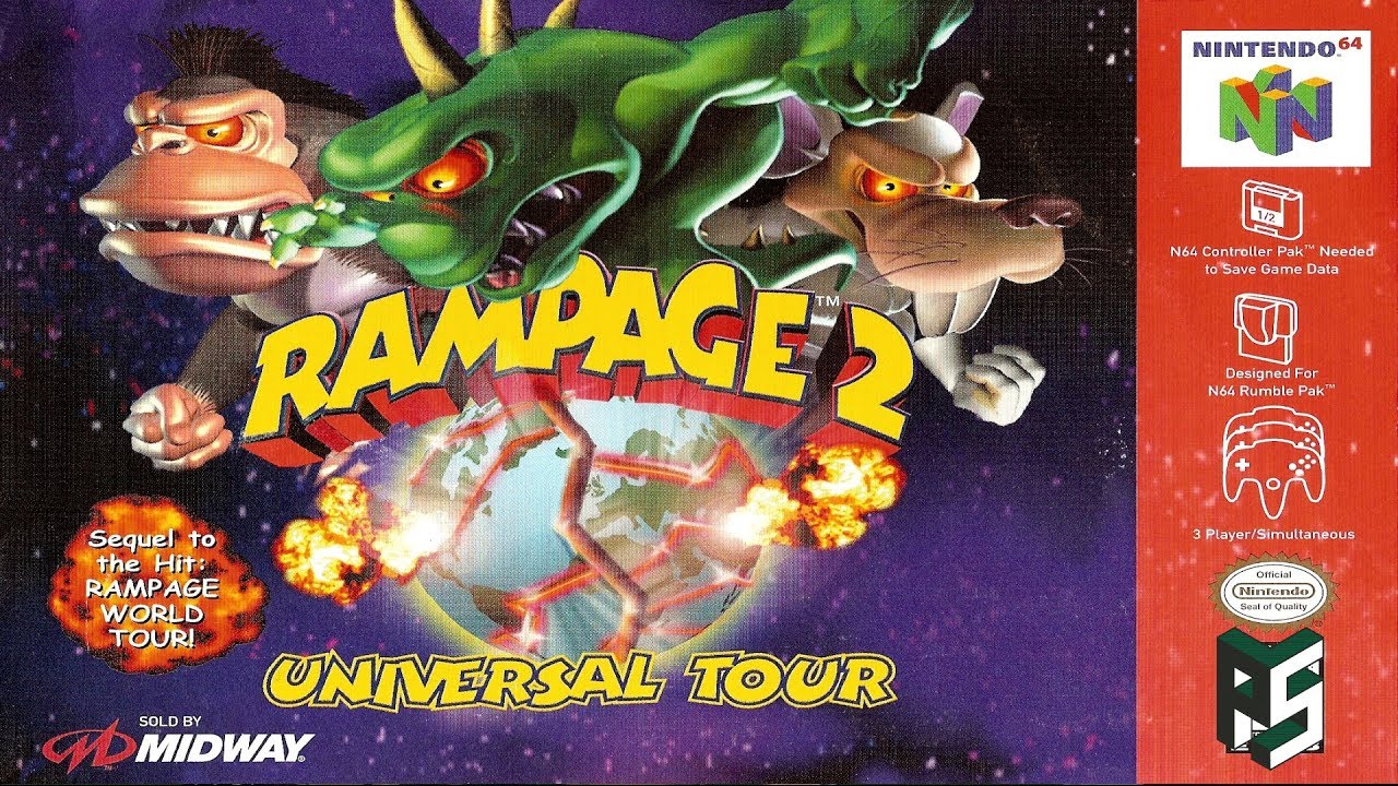 Let's Play Rampage 2: Universal Tour N64 -Pixel Spank - YouTube.