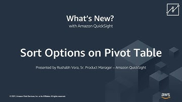 Sort Options on Pivot Table