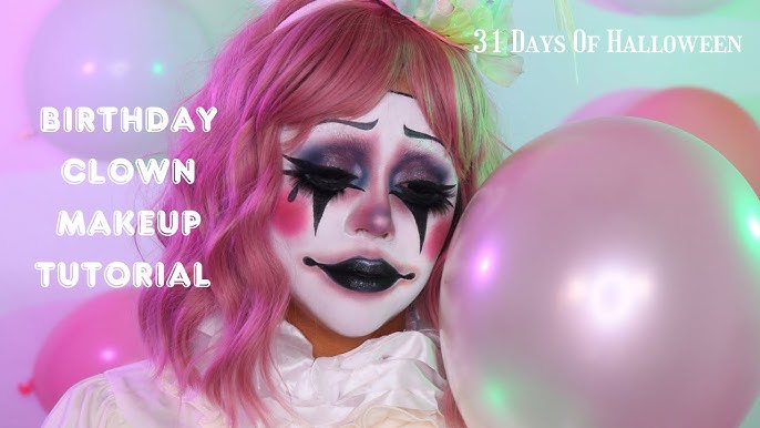 Crazy Clown Halloween Makeup Tutorial, Shaaanxo