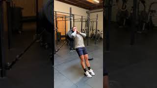 Landmine Narrow Stance Hack Squats