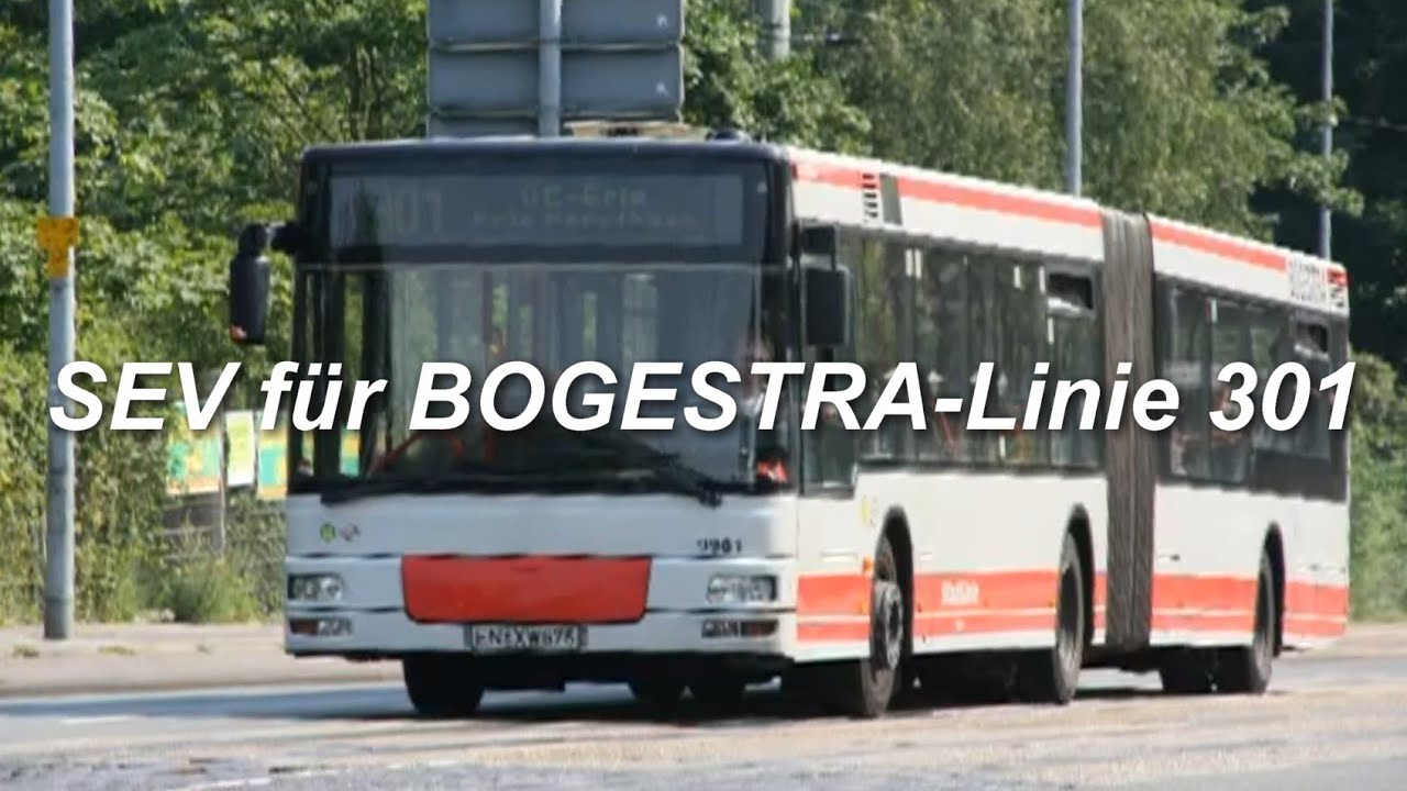 [Video] Schienenersatzverkehr für die Straßenbahnlinie 301 der BOGESTRA (Bochum) im Jahr 2012