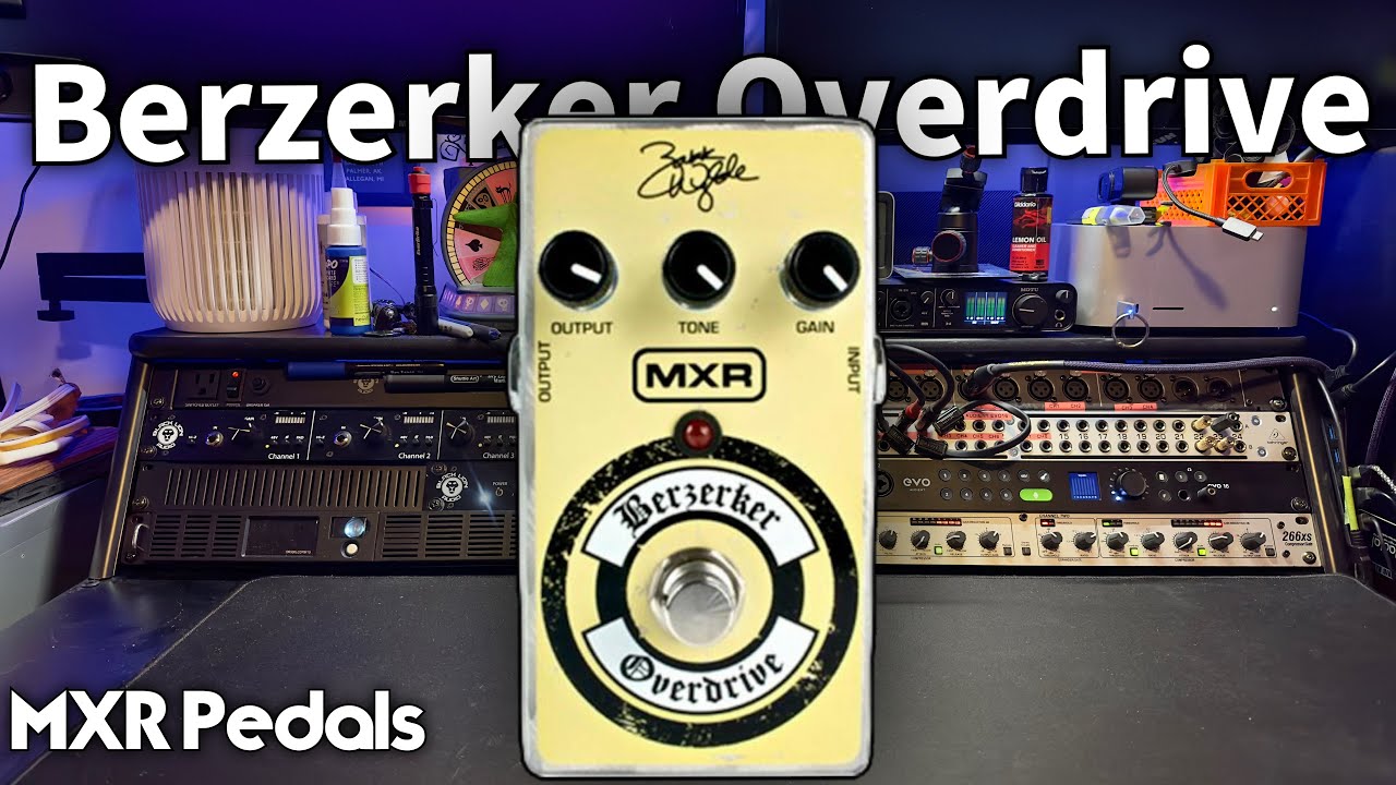 MXR Berzerker Overdrive ギターエフェクター MXR: Berserker Overdrive (Demo) - YouTube