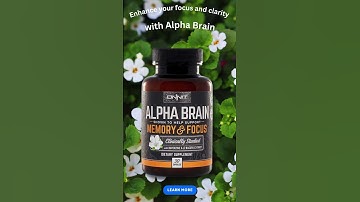 Alpha Brain: Elevate Your Cognitive Performance 🧠✨✔