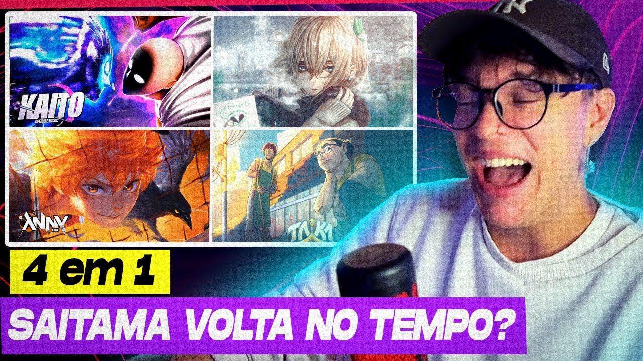 (4 em 1) Kaito, Shaman, Taka e Anny - Saitama x Garou, Rotina, Parasite in Love, VOE! | REACT