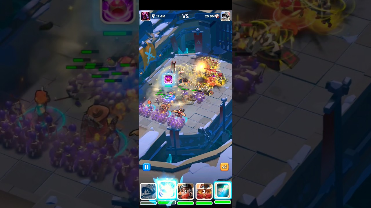 Defeating overpowered players in Arena Battle - Whiteout Survival 17.4M vs 20.6M 