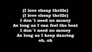 Video thumbnail of "Sia - Cheap Thrills [Lyrics]"