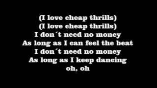 Sia - Cheap Thrills [Lyrics]