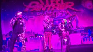 Steel Panther performing an impromptu song for a girl and 