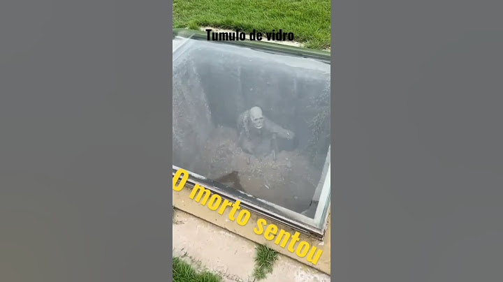 família famosa se surpreendeu, morto estava sentado depois de 1 ano no túmulo de vidro aterrorizando